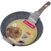 Сковорода Kamille 30см с антипригарным покрытием PTFE из алюминия для индукции и газа KM-4164