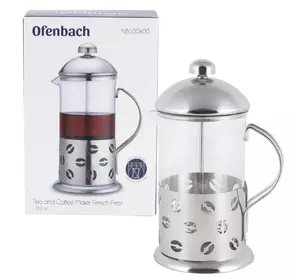 Заварник френчпресс нержавеющая сталь Ofenbach 350мл для чая и кофе KM-100600