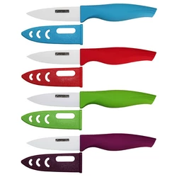 Нож кухонный керамический Kamille для чистки овощей KM-5155