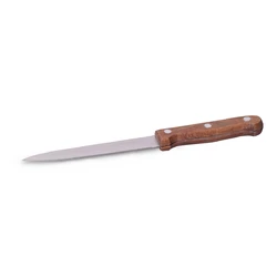Нож кухонный Kamille универсальный из нержавеющей стали с деревянной ручкой KM-5309