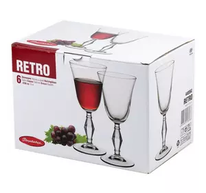 Набор бокалов для красного вина 236мл Retro 440060 (6шт)