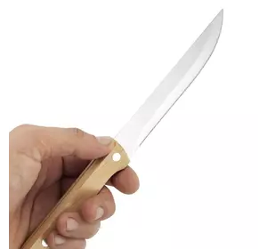 Нож кухонный универсальный Kamille из нержавеющей стали с деревянной ручкой KM-5318