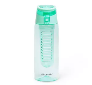 Спортивная бутылка для воды Kamille Бирюзовый 660ml из пластика KM-2303
