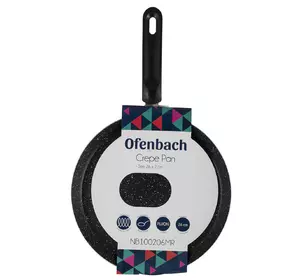 Сковорода блинная Ofenbach 26см с мраморным покрытием  для индукции и газа KM-10(1)0206MR
