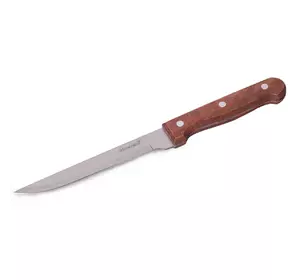 Нож кухонный Kamille для костей из нержавеющей стали с деревянной ручкой KM-5308