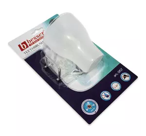 Стакан для зубных щеток Besser 9*10*15см с подставкой и креплением "SMART STICKER" KM-0157