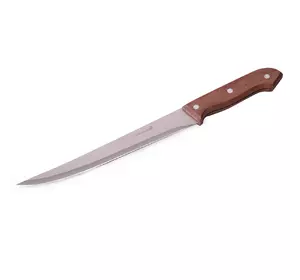 Нож кухонный Kamille разделочный из нержавеющей стали с деревянной ручкой KM-5307