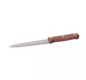Нож кухонный Kamille универсальный из нержавеющей стали с деревянной ручкой KM-5309