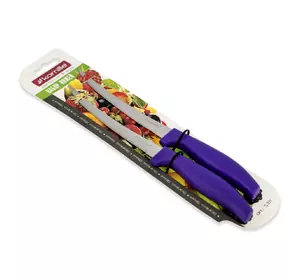Набор ножей Kamille 2 предмета из нержавеющей стали с пластиковыми ручками KM-5311