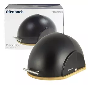 Хлебница Ofenbach Черный 56х39.5х48см из бамбук/пластик KM-100803