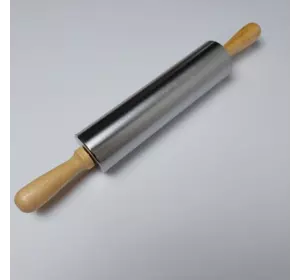 Скалка из нержавеющей стали для раскатки теста и мастики